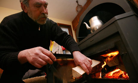 древесная отопительная печь длительного горения